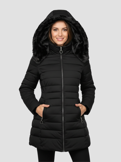 AVERLUNA | ABRIGO LARGO PARA MUJER – INTERIOR DE FELPA Y ESTILO REFINADO