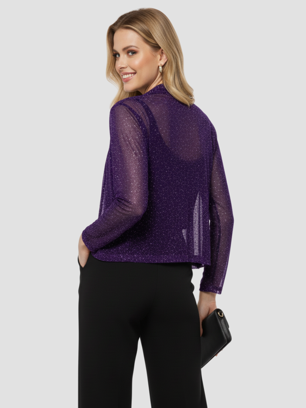 MARCELLUNE | BLAZER DE LENTEJUELAS PARA MUJER – ELEGANCIA RADIANTE PARA CUALQUIER OCASIÓN