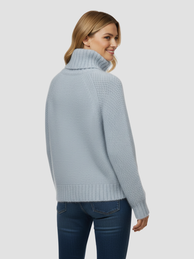 AVERLISE | PULÓVER DE MUJER CON CUELLO ALTO – CONFORT CÁLIDO Y SILUETA ELEGANTE