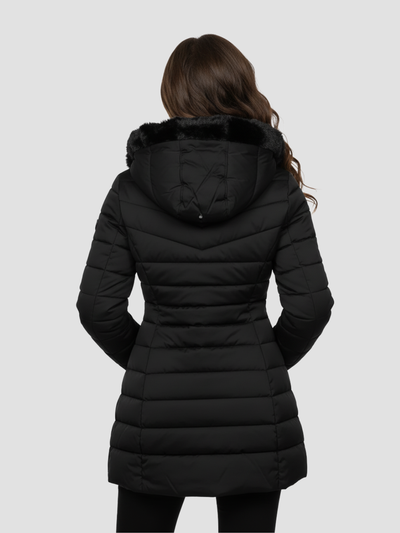 AVERLUNA | ABRIGO LARGO PARA MUJER – INTERIOR DE FELPA Y ESTILO REFINADO