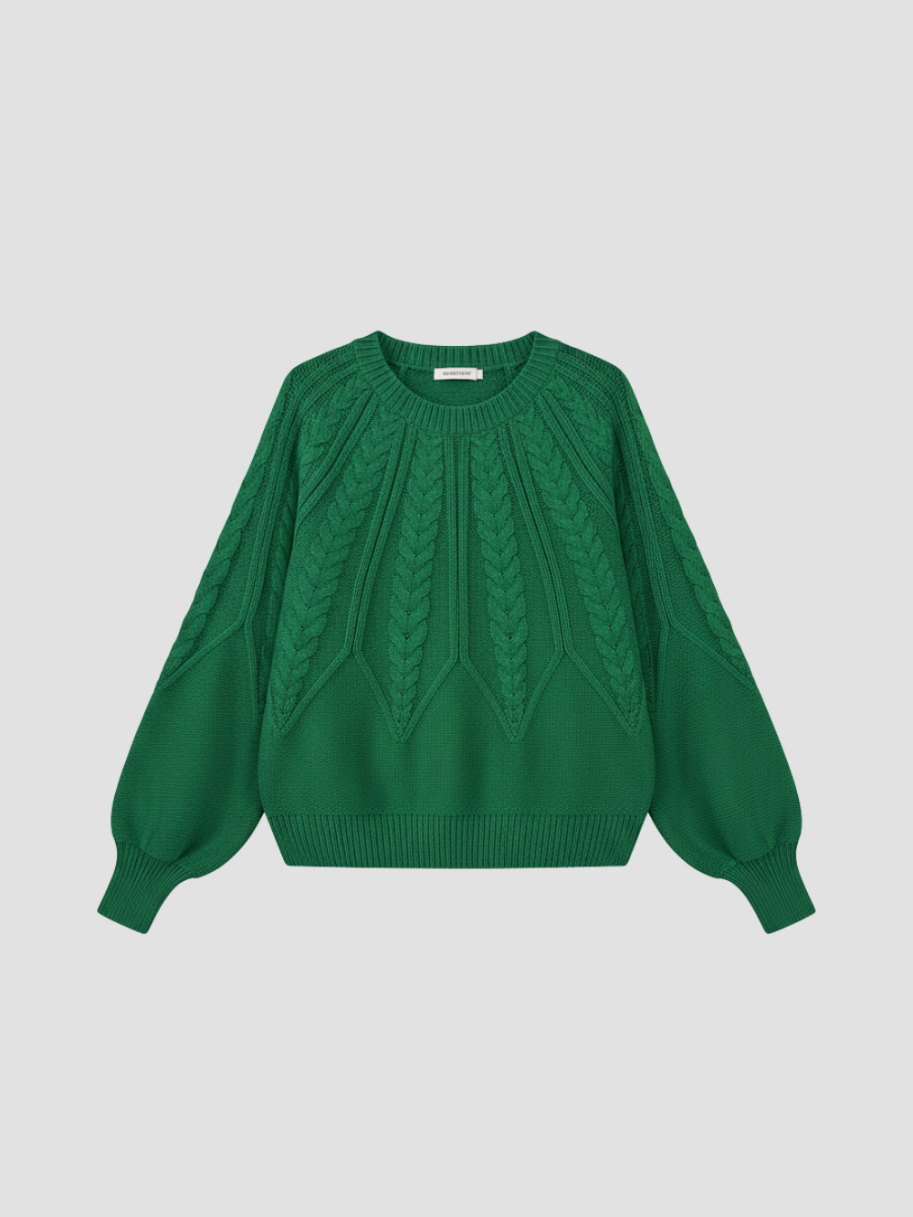 ELYNDRA | JERSEY DE PUNTO TRENZADO OVERSIZE – COMODIDAD ACOGEDORA Y ESTILO MODERNO