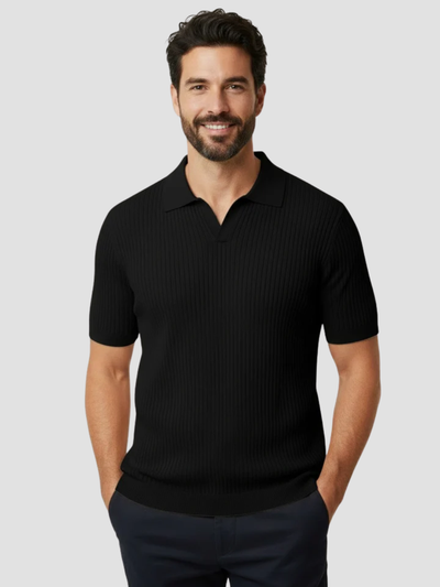 BRUNO | POLO ACANALADO HOMBRE | TOQUE LIGERO Y ATEMPORAL