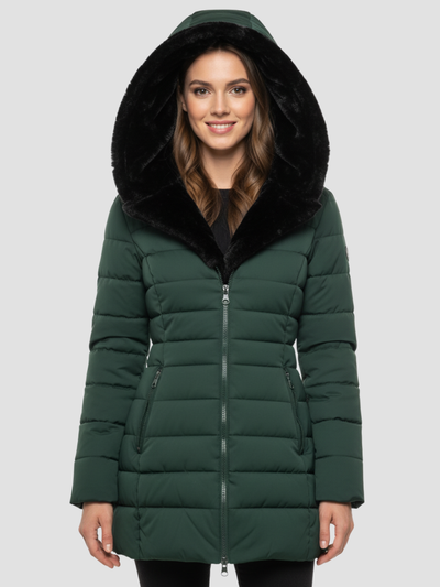 AVERLUNA | ABRIGO LARGO PARA MUJER – INTERIOR DE FELPA Y ESTILO REFINADO