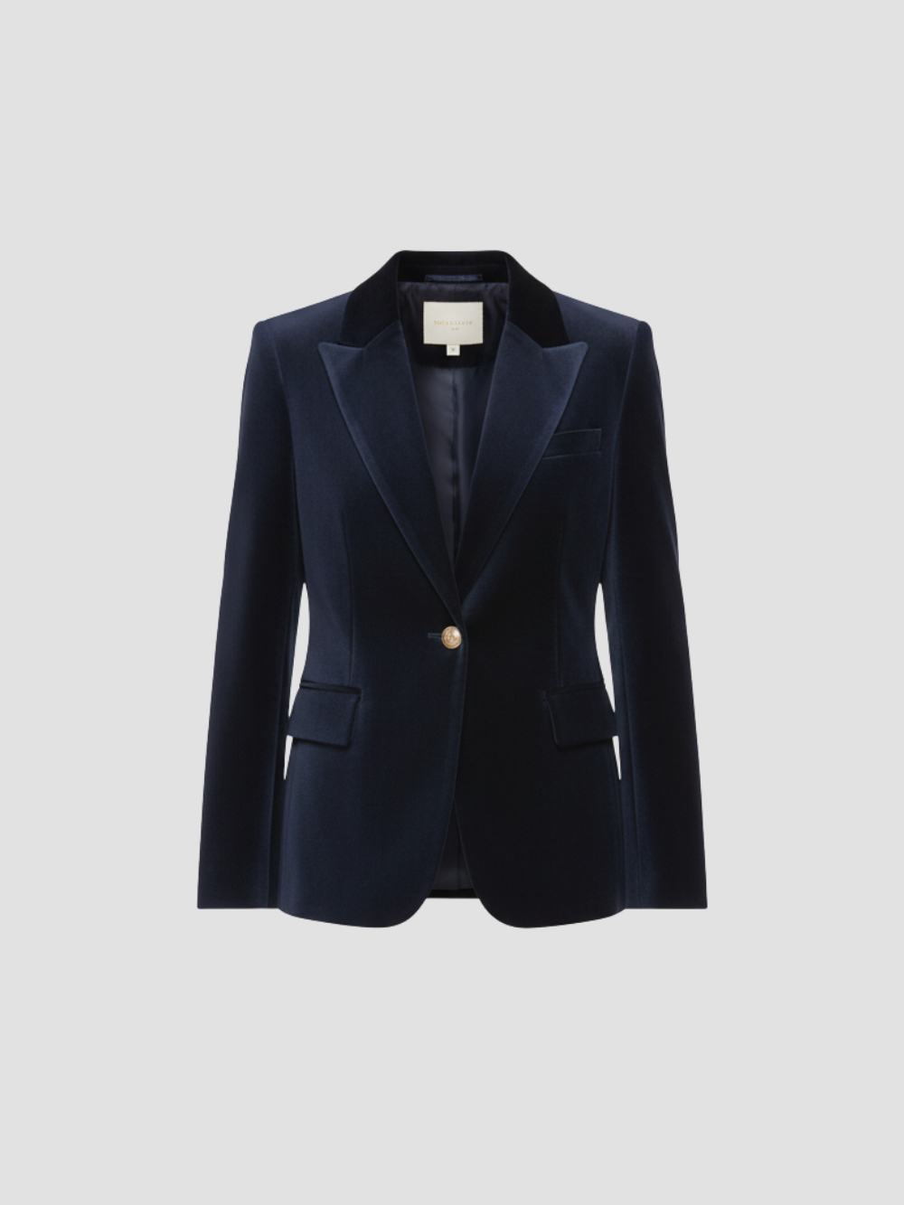 VALENTISSE | BLAZER DE TERCIOPELO PARA MUJER – ESTRUCTURA LUJOSA Y CHIC ATEMPORAL