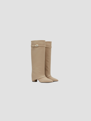 MARISELA | BOTAS ALTAS DE MUJER – SOFISTICACIÓN VANGUARDISTA Y DETALLE DISTINTIVO