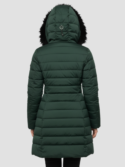 AVERLUNA | ABRIGO LARGO PARA MUJER – INTERIOR DE FELPA Y ESTILO REFINADO