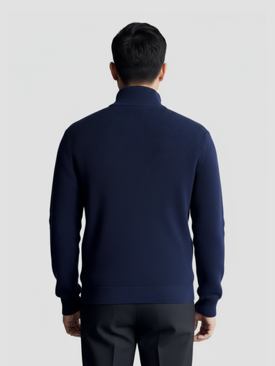 ORTEGA | VEST DE PUNTO CON CREMALLERA | ELEGANCIA VERSÁTIL