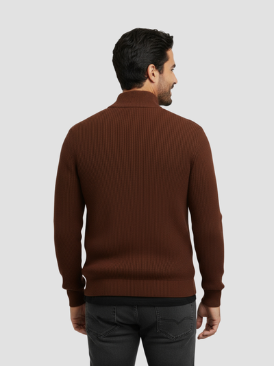 ORTEGA | VEST DE PUNTO CON CREMALLERA | ELEGANCIA VERSÁTIL