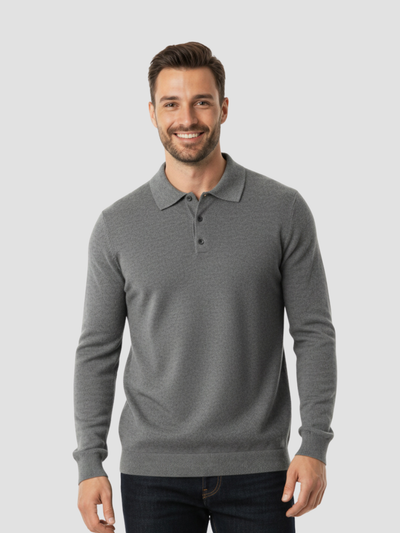 DARÍO | POLO DE MANGA LARGA | SOFISTICACIÓN Y CONFORT MODERNO