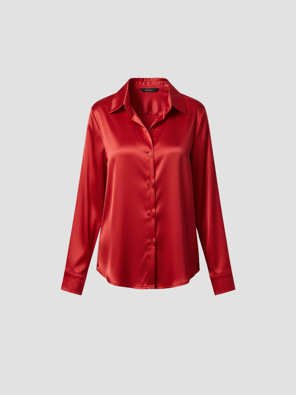 SOLENNE | BLUSA DE SATÉN PARA MUJER – ELEGANCIA ATEMPORAL CON ACABADO LUMINOSO