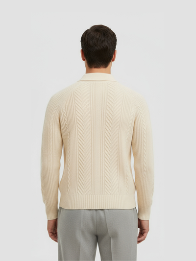 QUIROGA | POLO DE PUNTO | ESTILO CLÁSICO CON PATRÓN