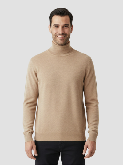 SAÚL | JERSEY DE CUELLO ALTO | LOOK MINIMALISTA Y VERSÁTIL