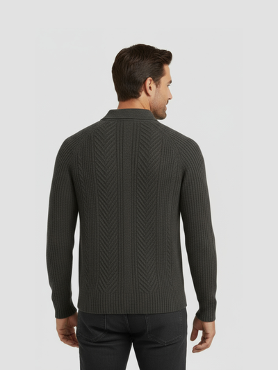 QUIROGA | POLO DE PUNTO | ESTILO CLÁSICO CON PATRÓN