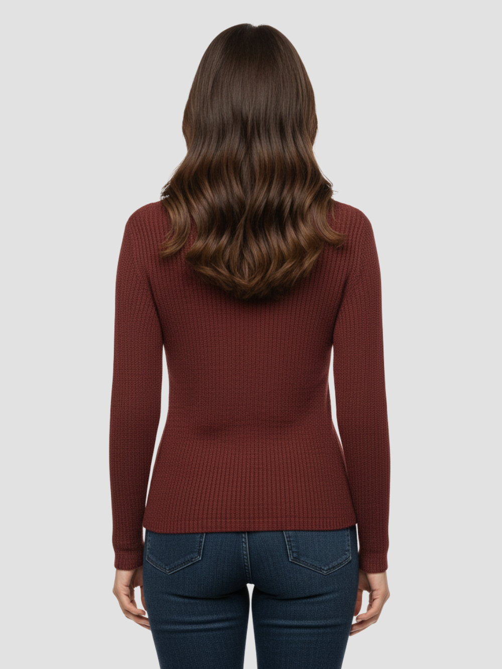 MARISEL | SUÉTER DE MANGA LARGA CON PERLAS – ENCANTO ENVOLVENTE Y CAÍDA ESBELTA