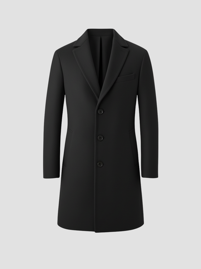 VALENTE | ABRIGO DE HOMBRE DE CORTE LARGO – SOFISTICACIÓN MODERNA Y CALIDEZ