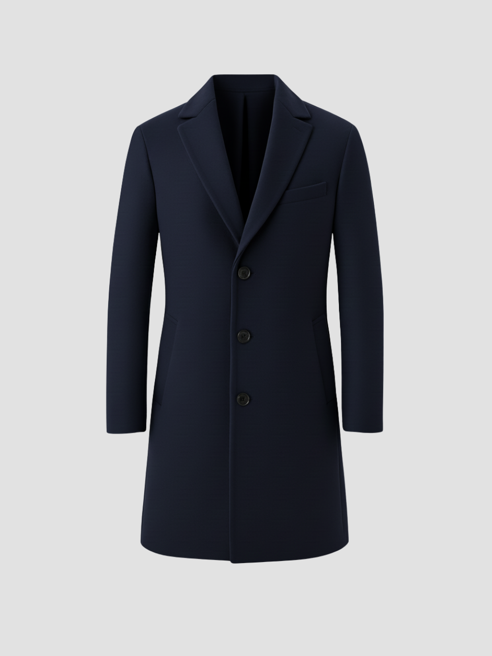 VALENTE | ABRIGO DE HOMBRE DE CORTE LARGO – SOFISTICACIÓN MODERNA Y CALIDEZ