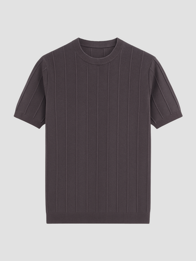 DIEGO | CAMISETA PUNTO HOMBRE | TEXTURA ACANALADA