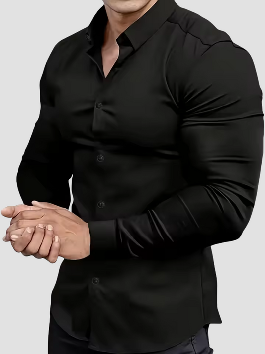 THIAGO | CAMISA ELÁSTICA | ELEGANCIA CONTEMPORÁNEA
