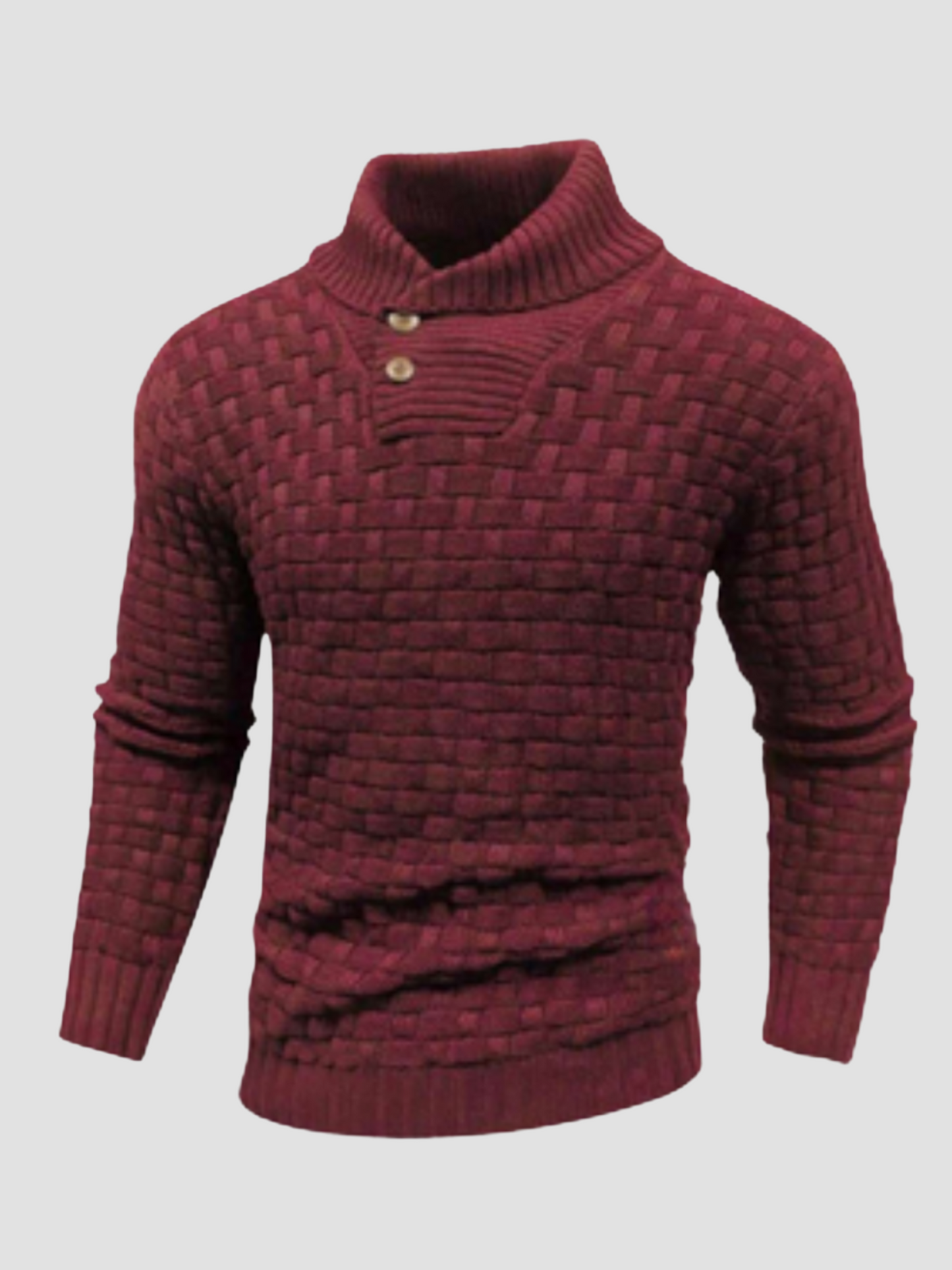 IKERAN | SUÉTER TEXTURIZADO | CUELLO ABOTONADO Y ESTILO