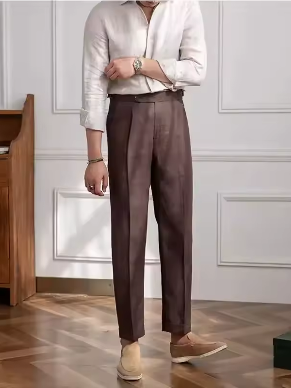 SEBASTIÁN | PANTALÓN ELEGANTE | PINZAS Y CORTE MODERNO