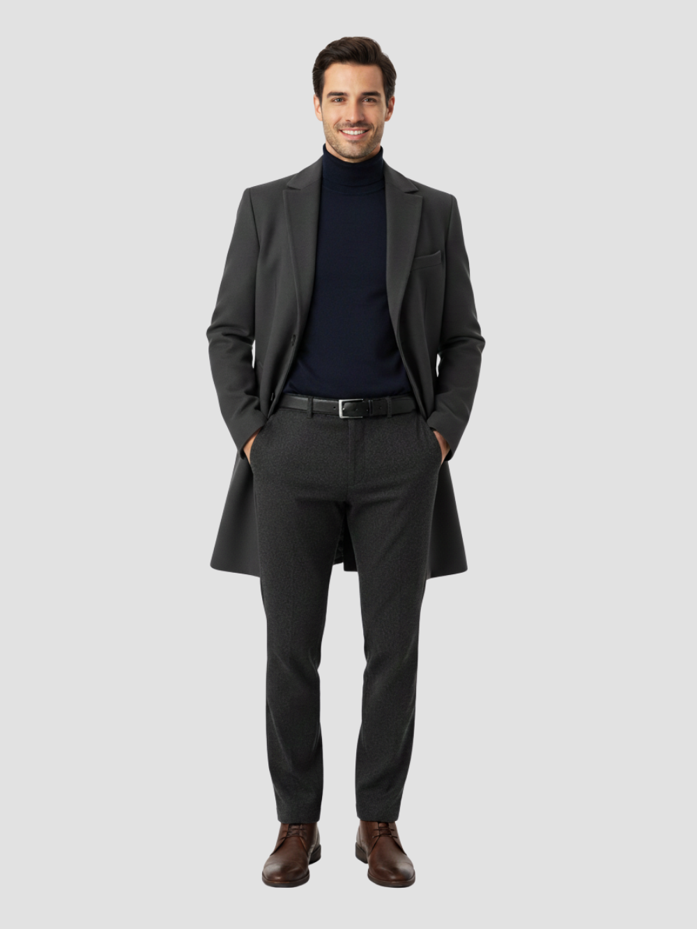 VALENTE | ABRIGO DE HOMBRE DE CORTE LARGO – SOFISTICACIÓN MODERNA Y CALIDEZ