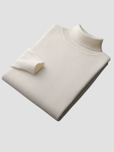 SAÚL | JERSEY DE CUELLO ALTO | LOOK MINIMALISTA Y VERSÁTIL