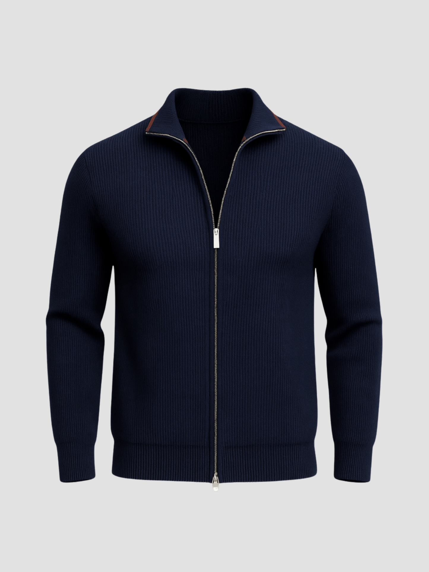 ORTEGA | VEST DE PUNTO CON CREMALLERA | ELEGANCIA VERSÁTIL