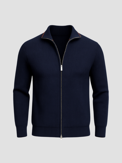 ORTEGA | VEST DE PUNTO CON CREMALLERA | ELEGANCIA VERSÁTIL