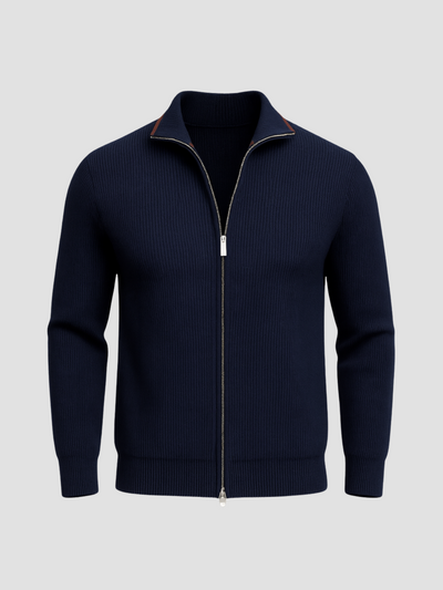 ORTEGA | VEST DE PUNTO CON CREMALLERA | ELEGANCIA VERSÁTIL