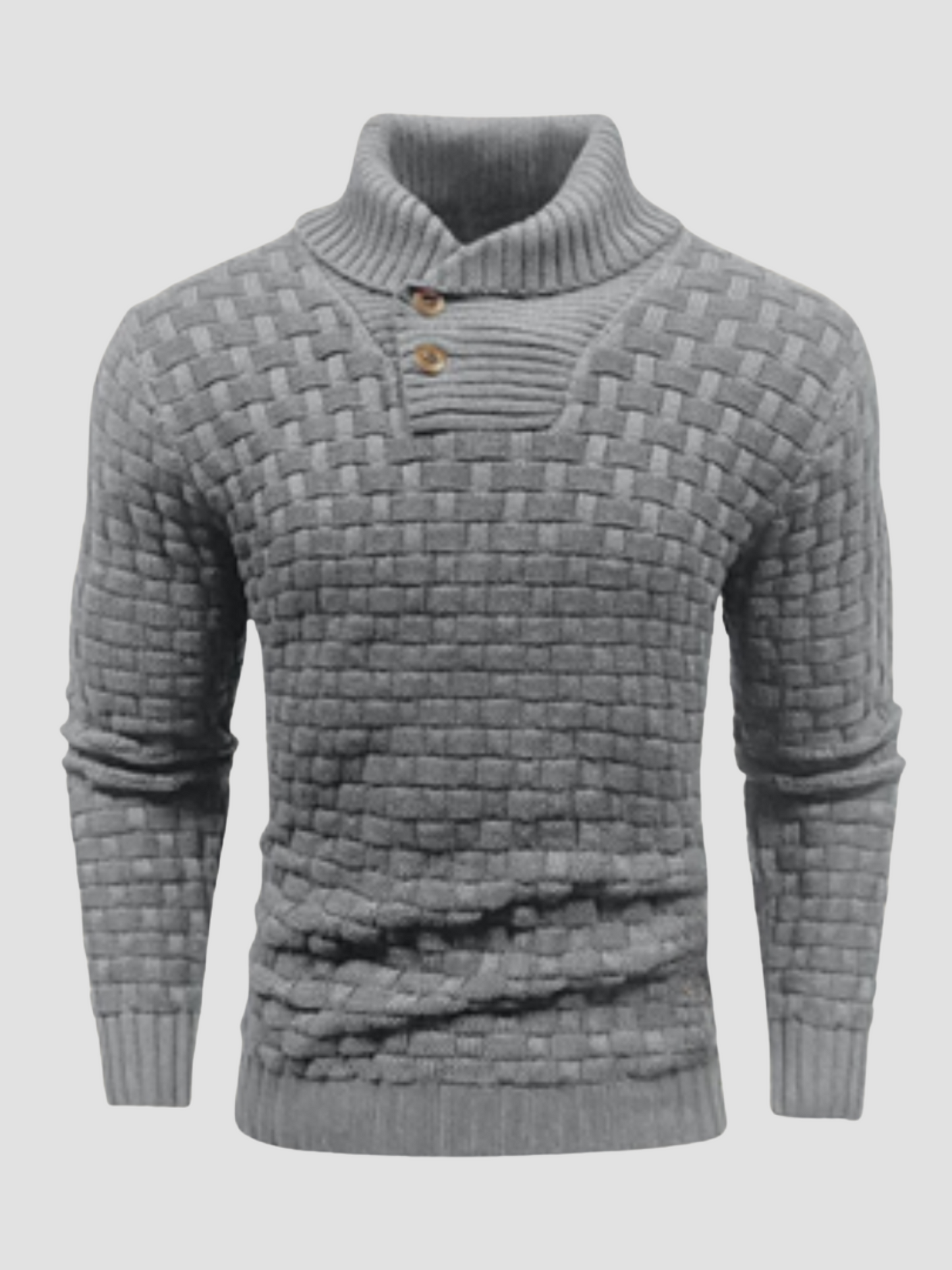 IKERAN | SUÉTER TEXTURIZADO | CUELLO ABOTONADO Y ESTILO