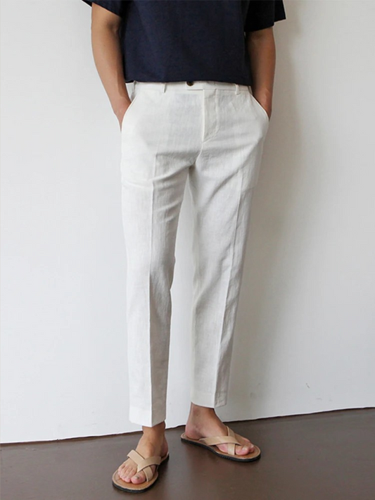 TOMÁS | PANTALÓN DE LINO | REFINAMIENTO Y COMODIDAD