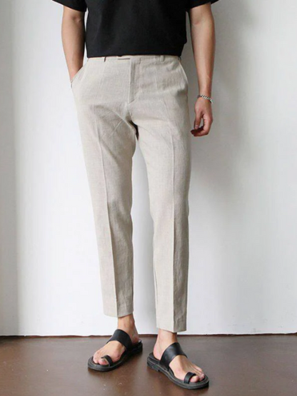 TOMÁS | PANTALÓN DE LINO | REFINAMIENTO Y COMODIDAD