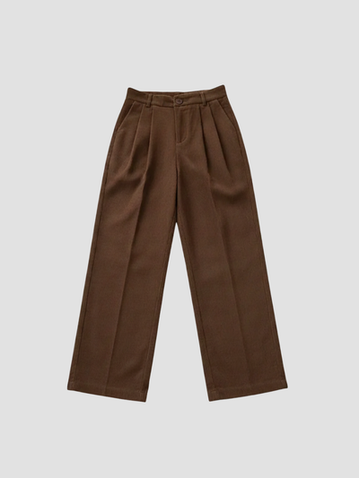 CORDELLE | PANTALONES DE PANA DE TIRO ALTO PARA MUJER – ESTILO SOFISTICADO