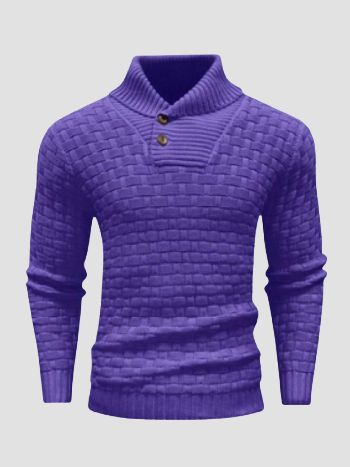 IKERAN | SUÉTER TEXTURIZADO | CUELLO ABOTONADO Y ESTILO