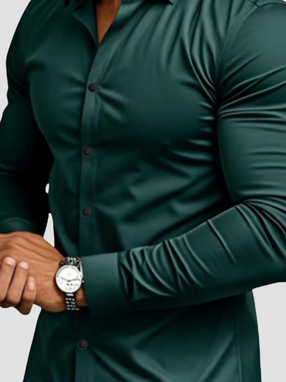 THIAGO | CAMISA ELÁSTICA | ELEGANCIA CONTEMPORÁNEA
