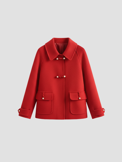 AURELINE | ABRIGO CORTO DE LANA PARA MUJER – ELEGANCIA ATEMPORAL