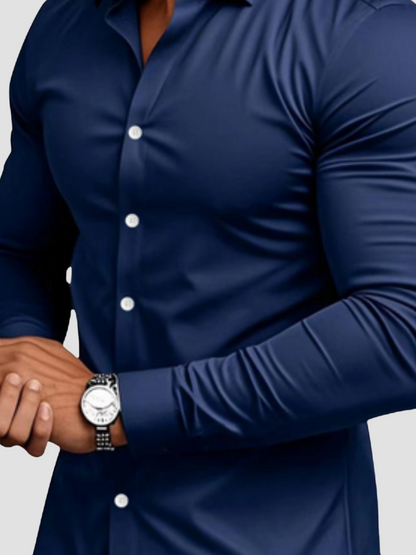 THIAGO | CAMISA ELÁSTICA | ELEGANCIA CONTEMPORÁNEA