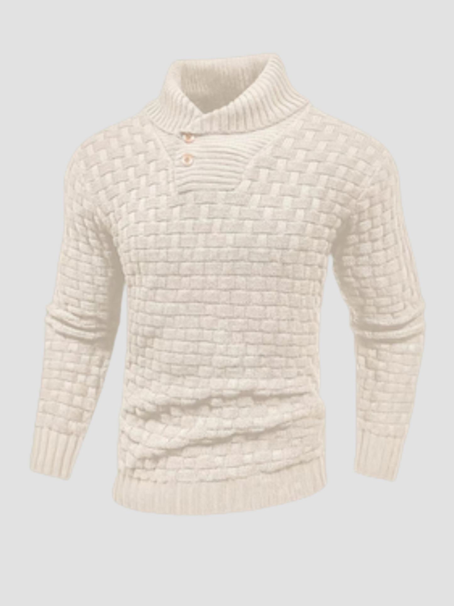 IKERAN | SUÉTER TEXTURIZADO | CUELLO ABOTONADO Y ESTILO