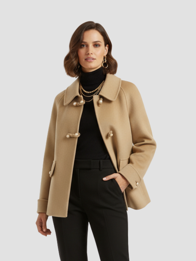 AURELINE | ABRIGO CORTO DE LANA PARA MUJER – ELEGANCIA ATEMPORAL