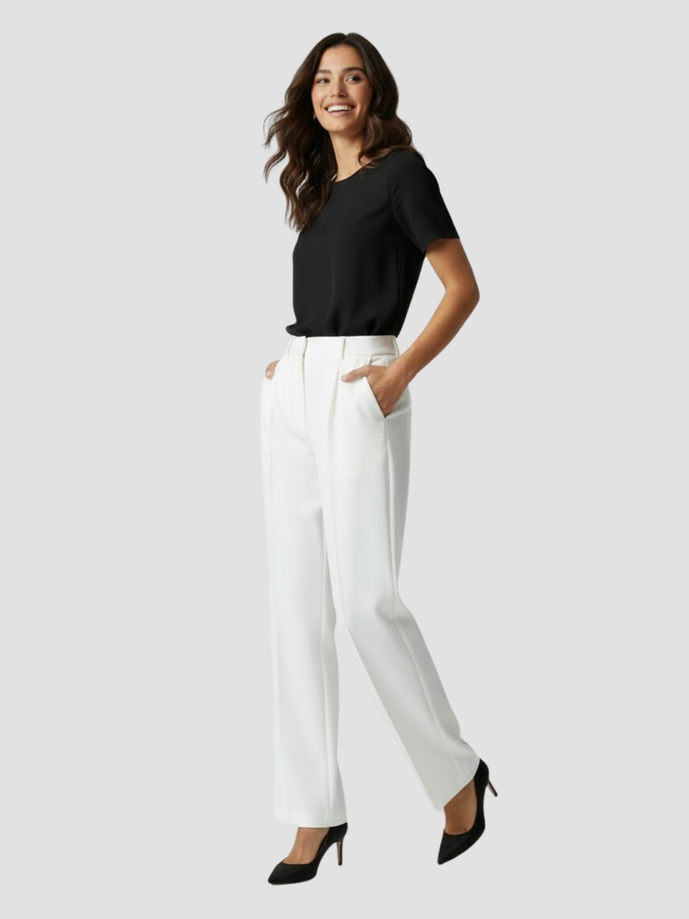 LÉONORA | PANTALÓN DE MUJER – ELEGANCIA PULIDA Y SILUETA ATEMPORAL