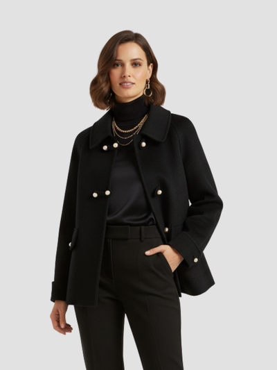 AURELINE | ABRIGO CORTO DE LANA PARA MUJER – ELEGANCIA ATEMPORAL