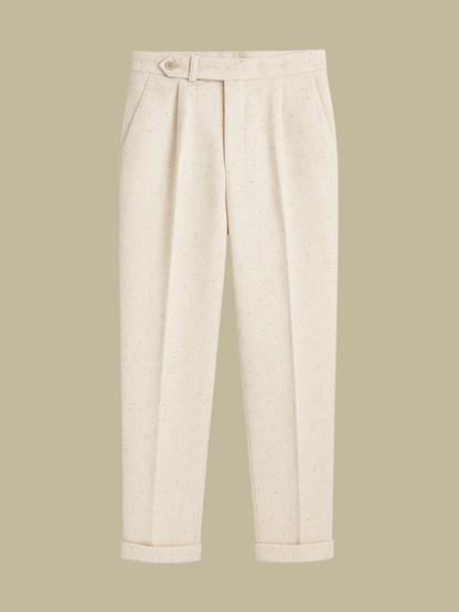 ÁLVARO | PANTALÓN CON DOBLADILLO | ESTILO NATURAL Y ELEGANTE