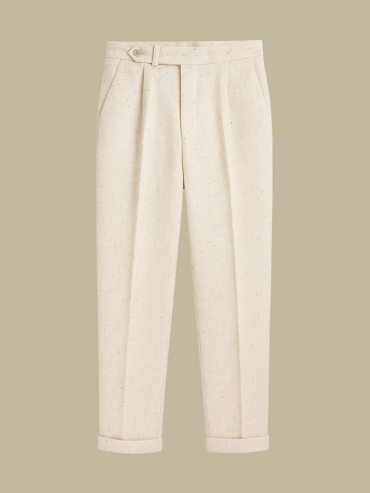 ÁLVARO | PANTALÓN CON DOBLADILLO | ESTILO NATURAL Y ELEGANTE