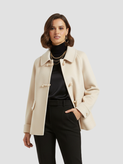 AURELINE | ABRIGO CORTO DE LANA PARA MUJER – ELEGANCIA ATEMPORAL