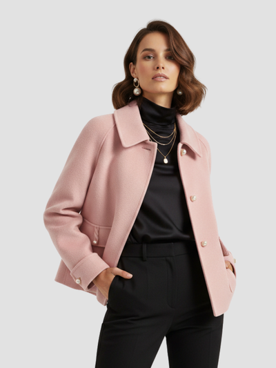 AURELINE | ABRIGO CORTO DE LANA PARA MUJER – ELEGANCIA ATEMPORAL