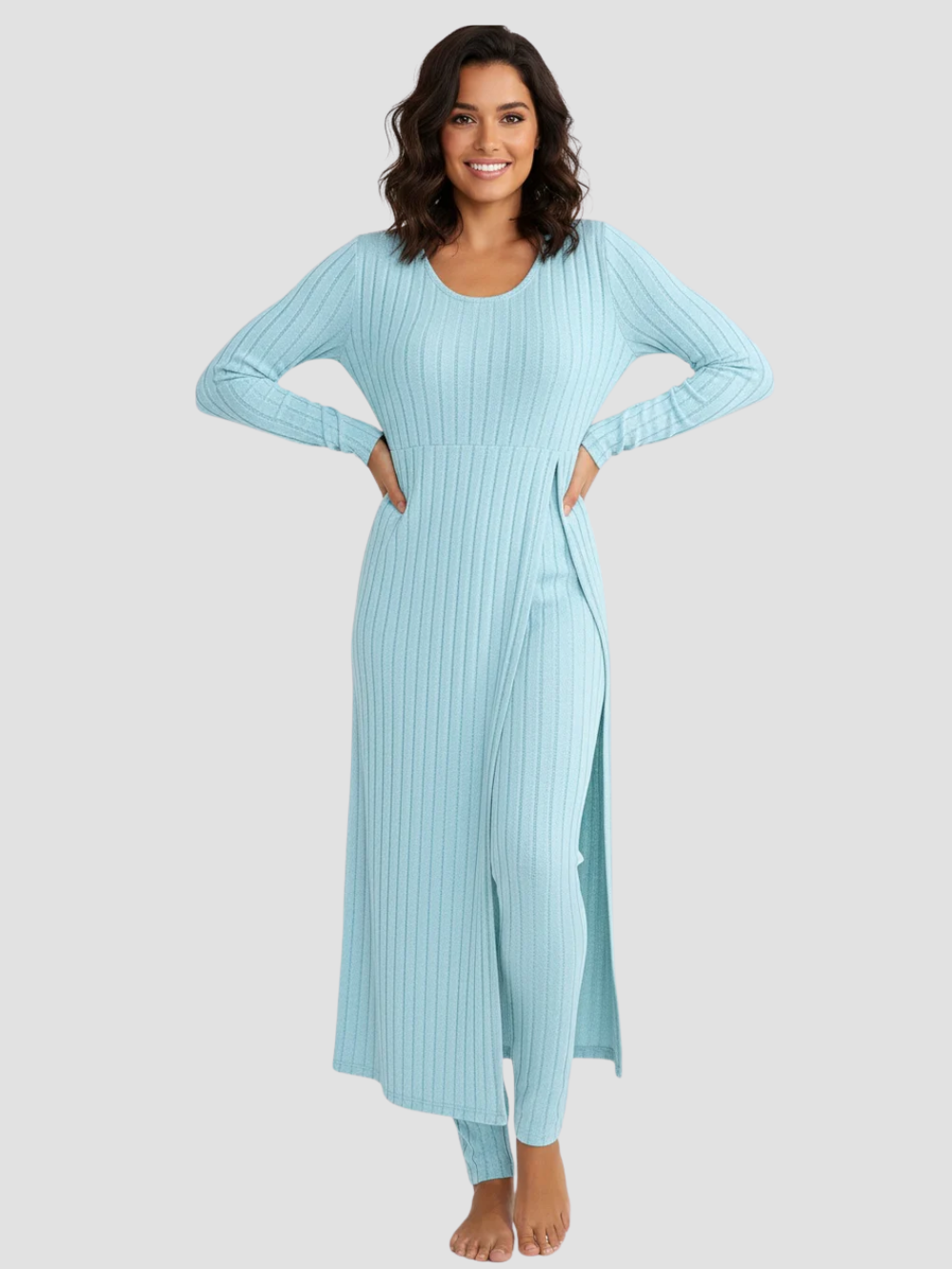 ALONDRA | CONJUNTO DE MUJER DE PUNTO SUAVE – CONFORT Y DISTINCIÓN SIN ESFUERZO