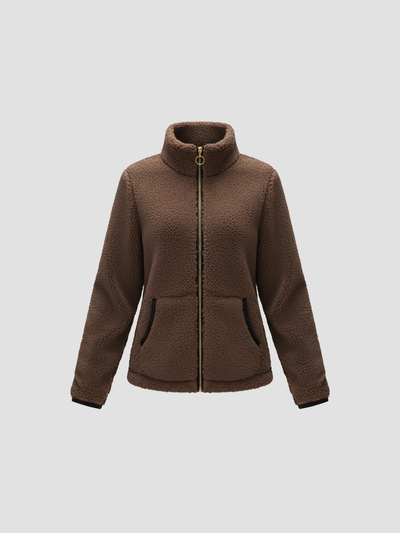 VELORIA | CHAQUETA DE FELPA ULTRASUAVE PARA MUJER – ABRIGO LIGERO Y CÁLIDO