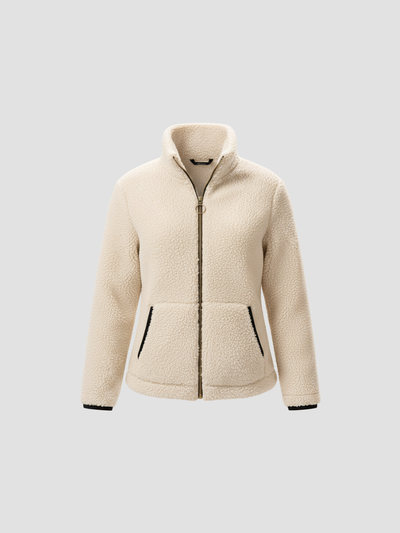 VELORIA | CHAQUETA DE FELPA ULTRASUAVE PARA MUJER – ABRIGO LIGERO Y CÁLIDO