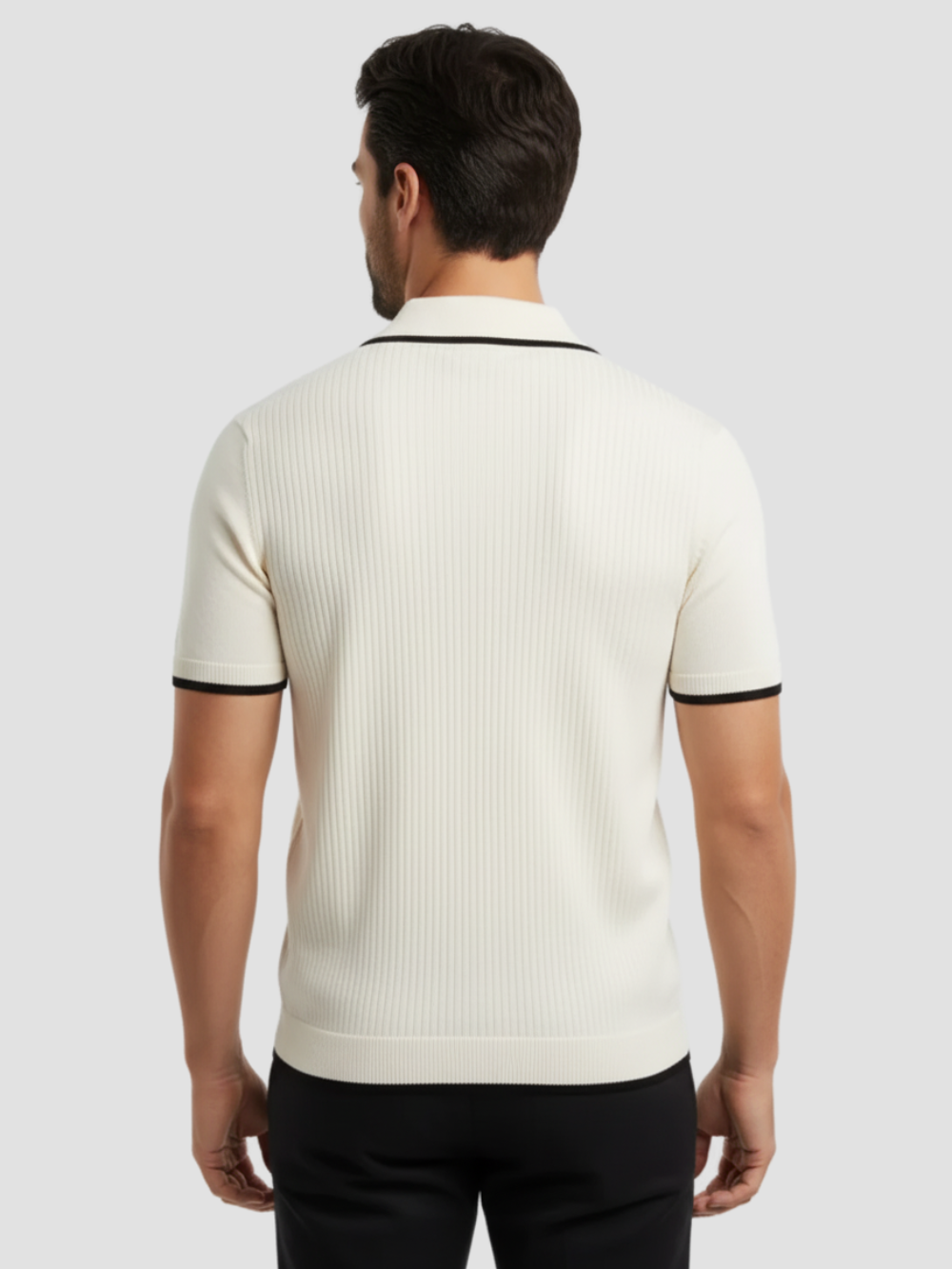 EDUARDO | POLO RETRO HOMBRE | RIBETES CONTRASTADOS