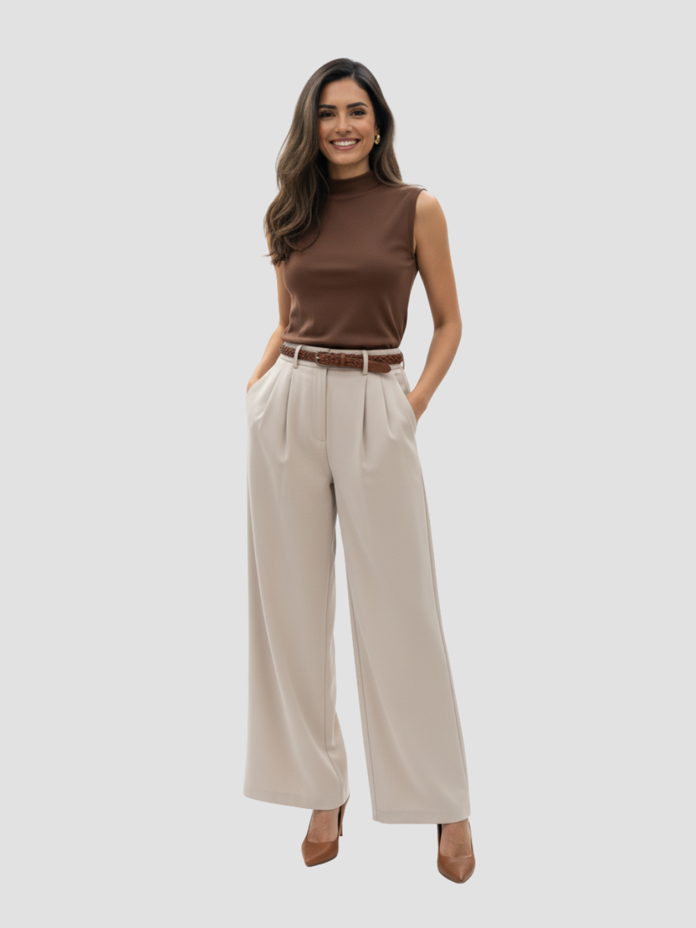ELVIRA | PANTALÓN DE MUJER | PIERNA ANCHA Y ELEGANCIA RELAJADA